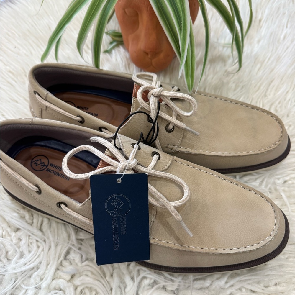New🌿White Mountain Men's Cream Shoes